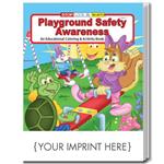 SC0249 Playground Safety and Awareness Coloring and Activity Book With Custom Imprint